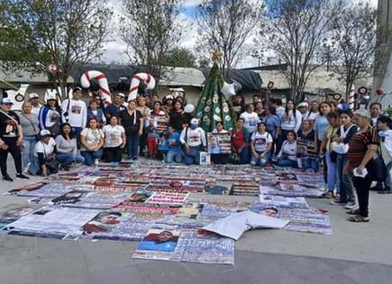 Colocan Pino de Fe por desaparecidos