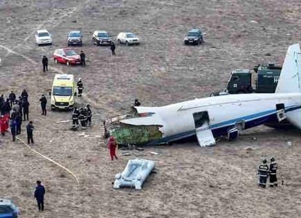 Fuego aéreo ruso habría provocado caída de un avión