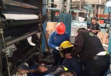 Trabajador queda atrapado en máquina de empresa en El Paseo