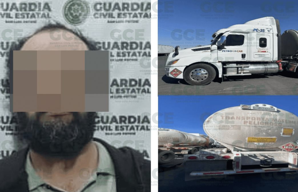 Juan "N", de 40 años, no contaba con los permisos necesarios para el traslado del hidrocarburo