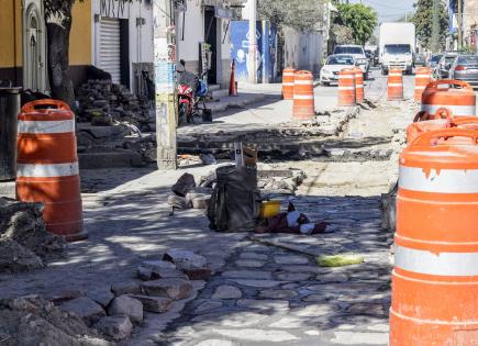 Detectan 120 baches únicamente en centro de Villa de Pozos