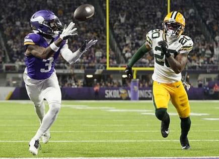 Darnold marca récord y Vikings ganan a Packers