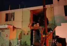 Ca&oacute;tico fin de a&ntilde;o por pirotecnia (video)