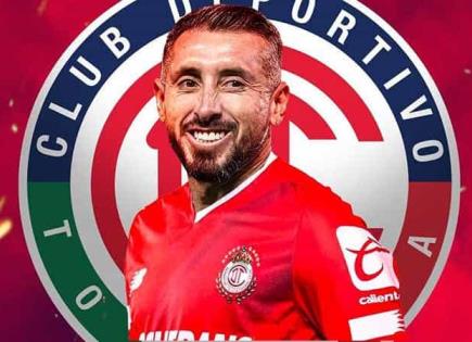 Héctor Herrera llega a Toluca