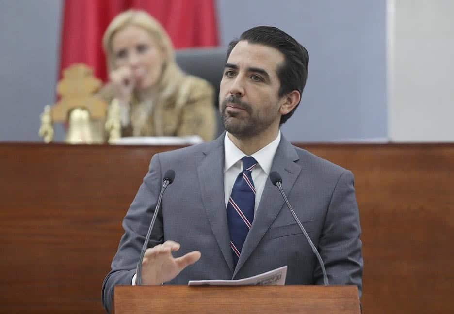 Rubén Guajardo Barrera, presidente de la Comisión de Régimen Interno y Asuntos Electorales del Congreso del Estado