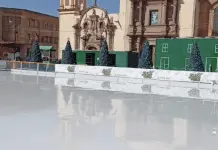 VIDEO | Pista de hielo anegada este domingo para usuarios