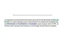 Exhiben opacidad en la CEBP