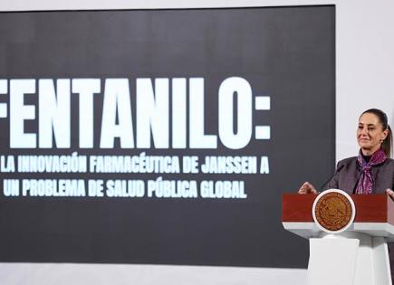 Fentanilo en México realmente no es un problema, segura Sheinbaum