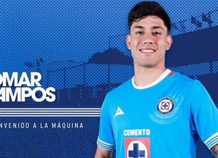 Omar Campos cumple un sueño en Cruz Azul