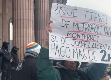 Protesta masiva en Nuevo León por aumento en tarifas de transporte