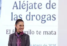Sheinbaum presenta campa&ntilde;a contra las drogas