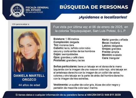 Buscan a conductora de ID, desaparecida en Tequis