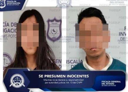 Cae pareja por asalto a chofer de plataforma