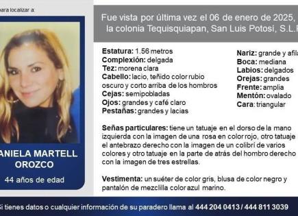 Busca FGE a mujer vista por última vez en Barrio de Tequis