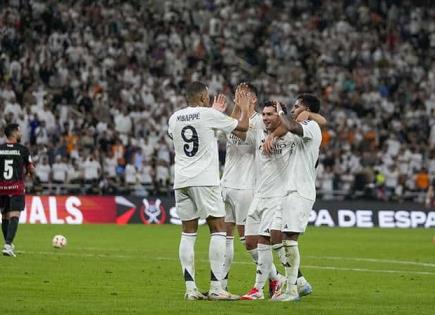 El Real Madrid golea al Mallorca