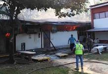 Incendio en CBTIS de Tamazunchale moviliza a cuerpos de auxilio