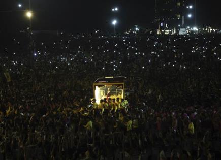 Procesión Anual en Filipinas en Honor a Jesús Nazareno