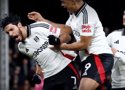 Raúl Jiménez brilla con gol en la victoria del Fulham en la FA Cup