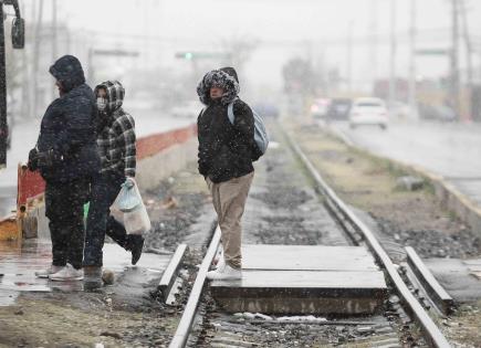 Municipios de Chihuahua se visten de blanco por nevadas