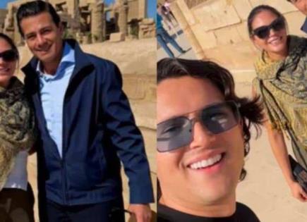 Captan a Peña Nieto en Egipto; asiste al Templo de Karnak