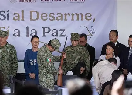 S&iacute; al Desarme, s&iacute; a la Paz retira m&aacute;s de mil armas en CDMX en 2025