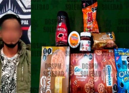 Detectan a fardero robando mercancía en HEB