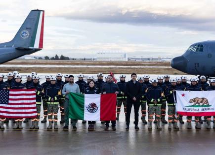 Equipo del Ejército y Conafor viaja a California para apoyar en incendios