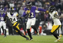 Triunfo aplastante de los Ravens sobre los Steelers en los playoffs de la NFL
