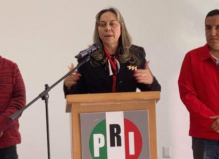 El PRI, aún sin sus recursos de 2025, dice Sara Rocha