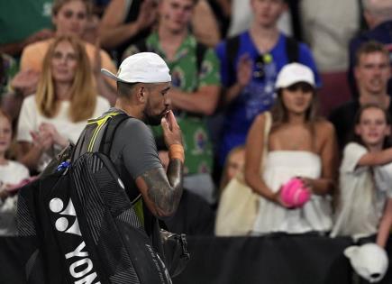 Nick Kyrgios y su despedida del Abierto de Australia