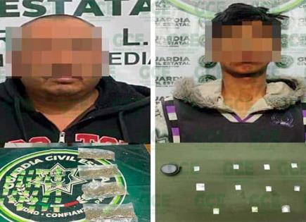 Con 49 dosis de droga, detienen a “narcos”