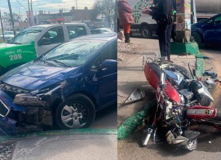 Jóvenes resultan heridos en accidente