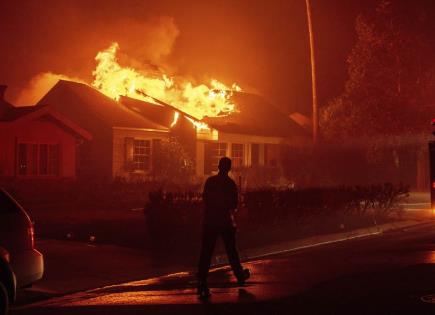 Con incendios aún activos, se habla de reconstruir barrios de Los Ángeles arrasados por el fuego