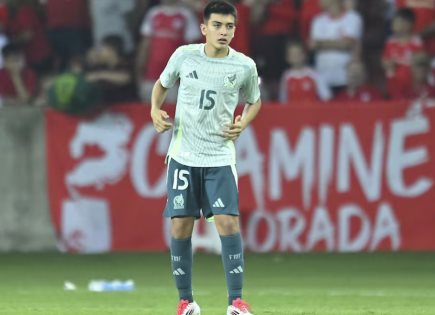 Debut de Gilberto Mora con la Selección Mexicana