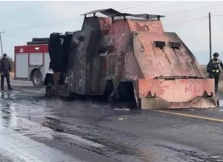 Fuerte Enfrentamiento y Vehículo Incendiado en Reynosa