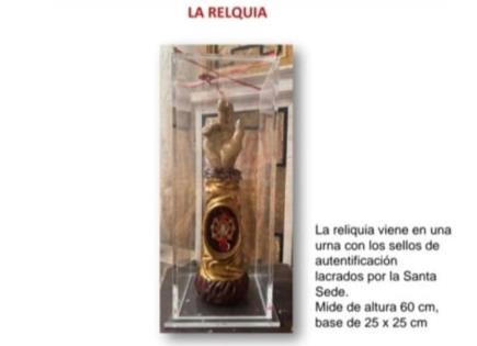 Parroquia de Soledad recibirá reliquias de San Judas Tadeo