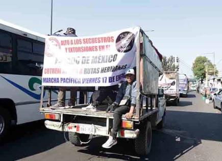 Transportistas exigen seguridad