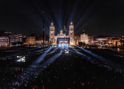 Noche de rock en el Zócalo con Fito Páez y bandas mexicanas