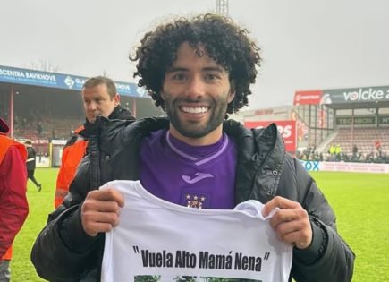 Debut y gol de Chino Huerta en Anderlecht de Bélgica