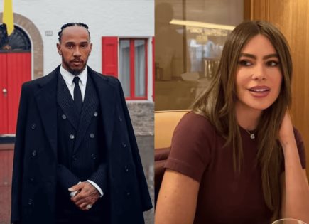 Posible romance entre Lewis Hamilton y Sofía Vergara