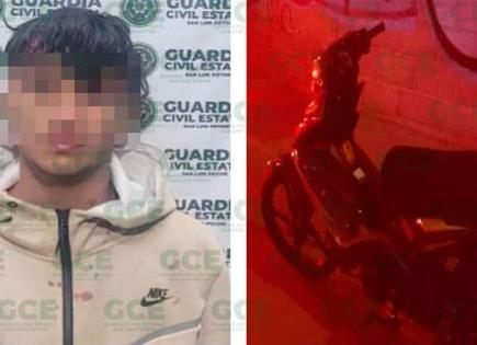 Capturan a ladrón de motos en Las Mercedes