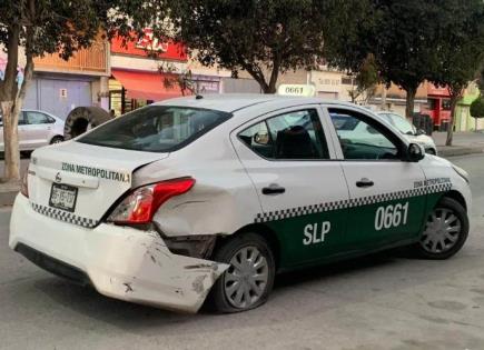 Choque múltiple en Soledad deja a motociclista lesionado