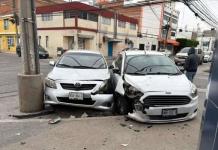 Choque en Mu&ntilde;oz deja cuantiosos da&ntilde;os materiales
