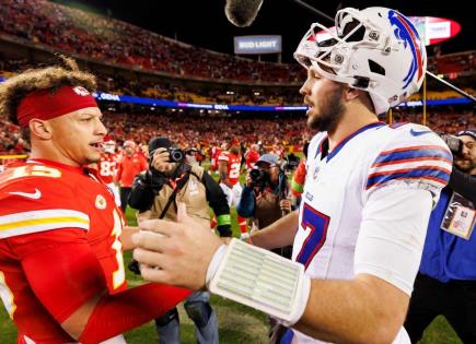 Mahomes vs Allen: una final de la AFC con todo en juego