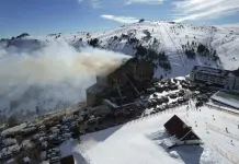 Testigos horrorizados por incendio en hotel de Turquía