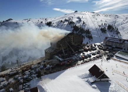 Testigos horrorizados por incendio en hotel de Turquía