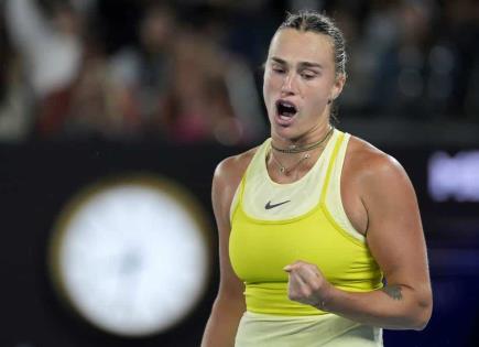 Aryna Sabalenka brilla en la semifinal del Abierto de Australia