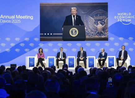 Discurso de Trump en Davos sobre incentivos fiscales y aranceles