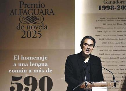 GUILLERMO SACCOMANNO, PREMIO ALFAGUARA DE NOVELA