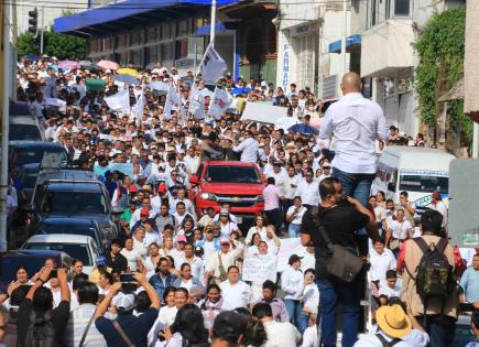 Marchan por la seguridad y la paz en Tabasco